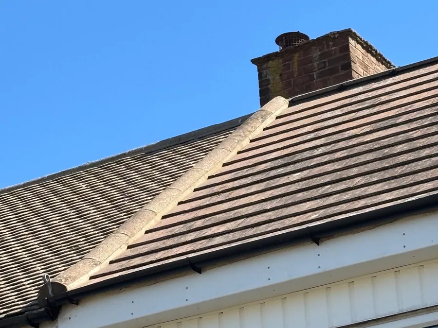 A finished home re-roofed by Big Red Roofing